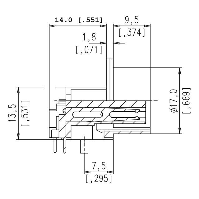 T 3377 600 Amphenol Tuchel Industrial  Gruppi di connettori circolari